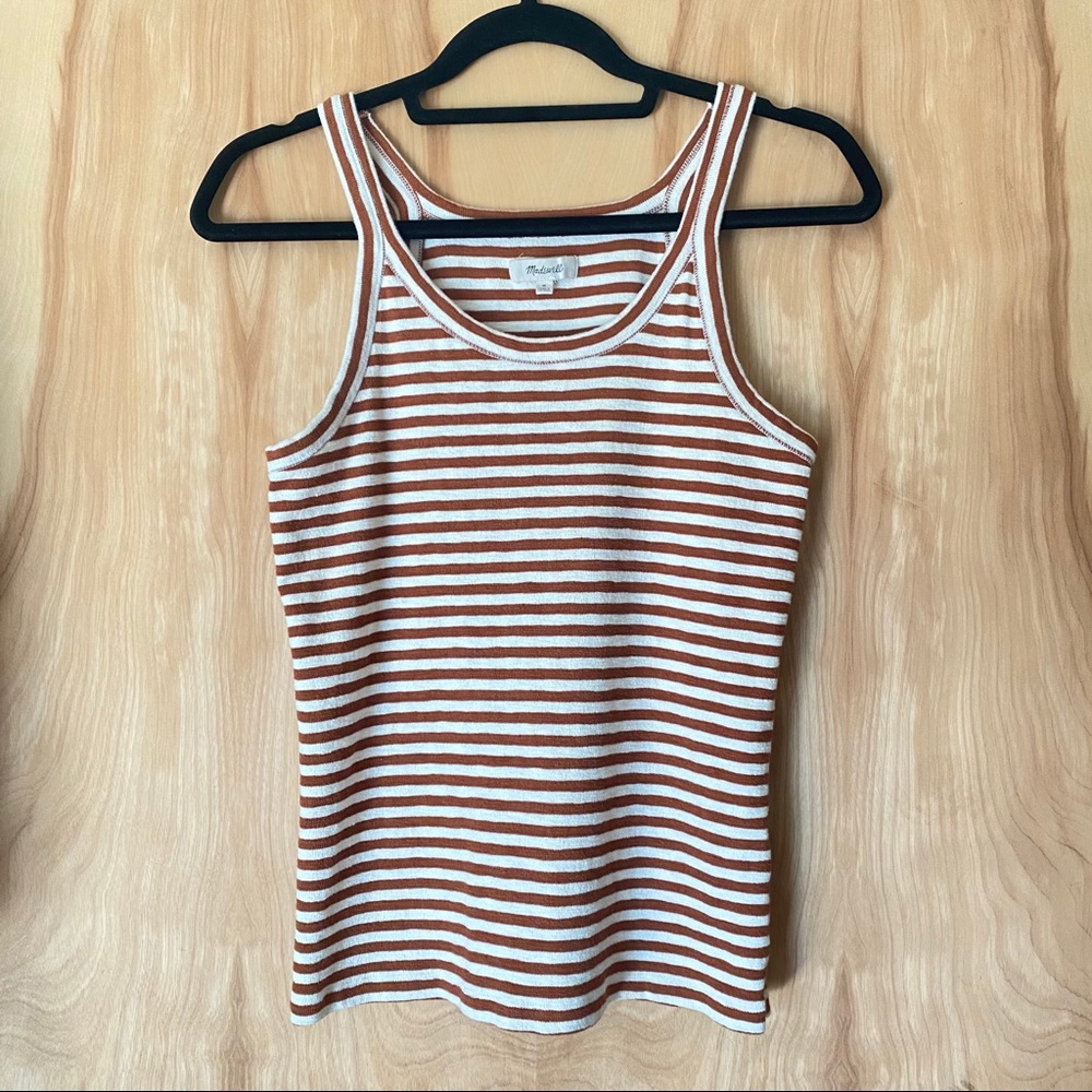 Madewell Stripped Tank Size Medium